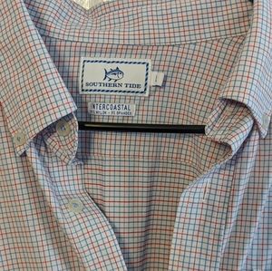 Southern Tide men's large stretch button up